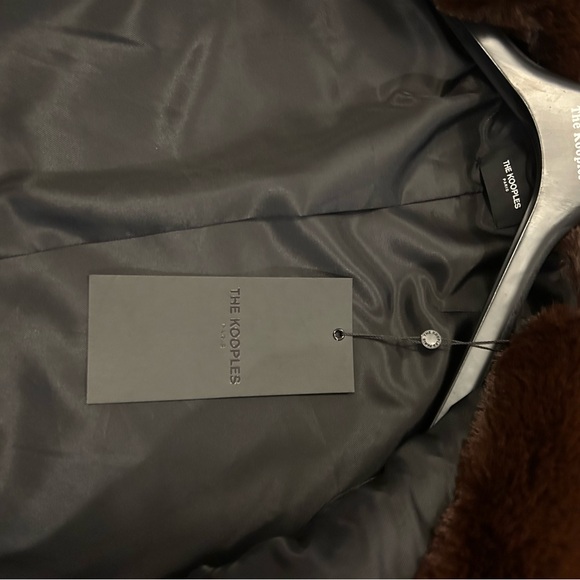 The Kooples (faux) fur coat Brand New with tags! - Picture 9 of 10